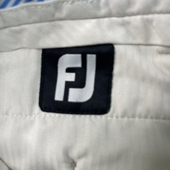 Footjoy FJ Mens Golf Pants W33/L30 Beige Stretch Flat-Front Style Casual - Picture 7 of 11